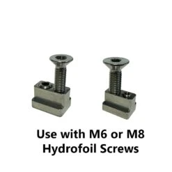 Foilite - Titanium Hydrofoil Track Lock Universal Track Nut - Set Of 4 -Kite Boarding Shop foilite titanium track lock universal track nut set 5