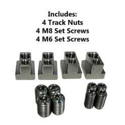 Foilite - Titanium Hydrofoil Track Lock Universal Track Nut - Set Of 4 -Kite Boarding Shop foilite titanium track lock universal track nut set 6