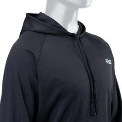 ION Wetshirt Hoodie Long Sleeve - Mens - Black -Kite Boarding Shop ion 2023 wetshirt hood ls black size 4