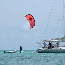 2025 Naish Boxer Single Strut Freeride/Foiling Kite - 6m - Coral Red - 25% Off -Kite Boarding Shop naish 2025 boxer single strut kite size bar 10 2